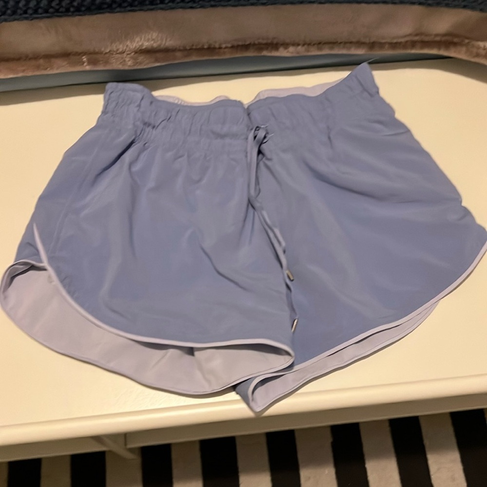 Light purple lululemon shorts